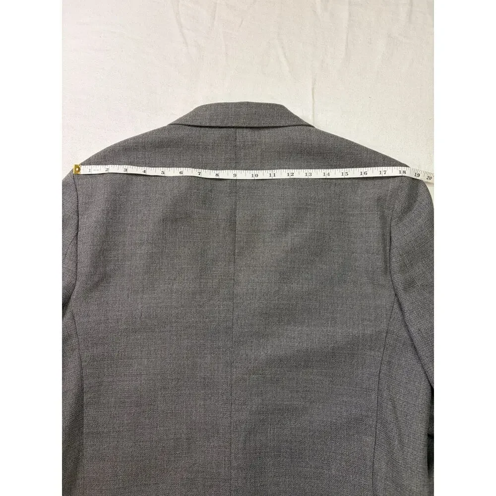Bonobos Marzotto Italian Wool Men’s Sport Coat Blazer Gray 40R Standard Fit